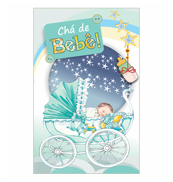 CP-69: Convite Chá de Bebê/10 un.