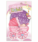 CP-68: Convite Chá de Bebê/10 un.