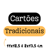 Cartões (11x18,5 e 8x13,5)