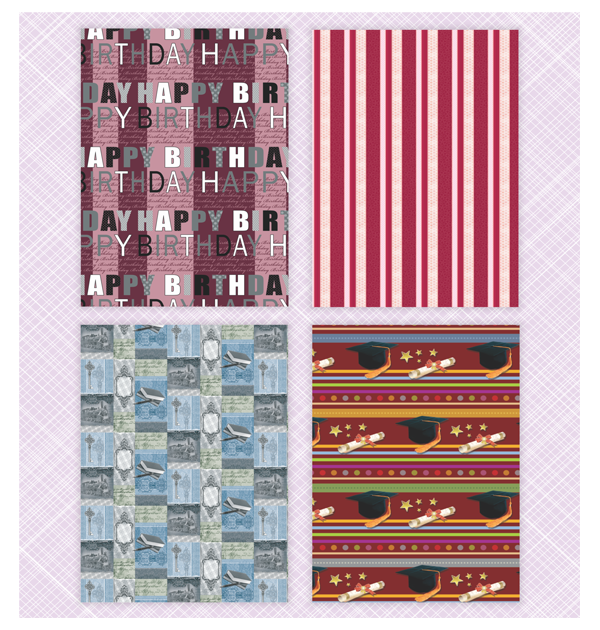 Kit 300 Papéis de Presente (PF)