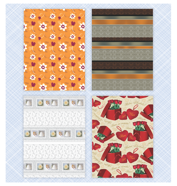 Kit 100 Papéis de Presente (PF)