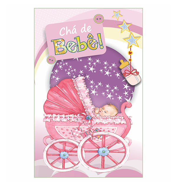 CP-68: Convite Chá de Bebê/10 un.